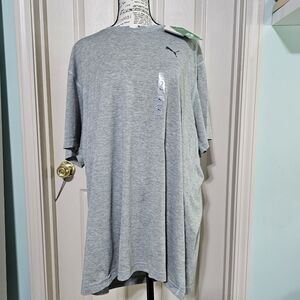 Puma Men's Light Gray Short Sleeve Tee